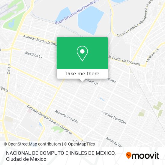 NACIONAL DE COMPUTO E INGLES DE MEXICO map