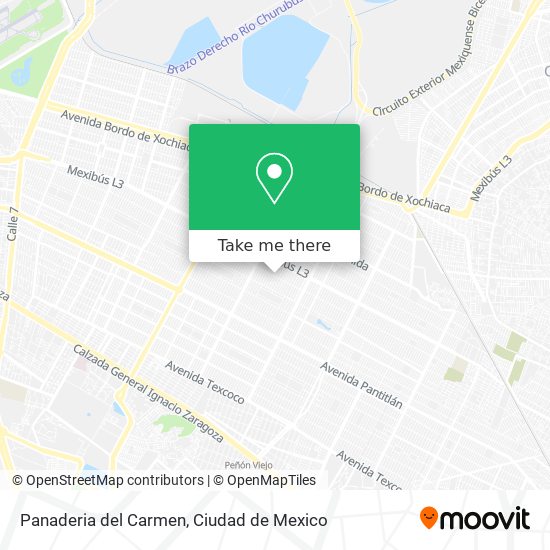 Mapa de Panaderia del Carmen