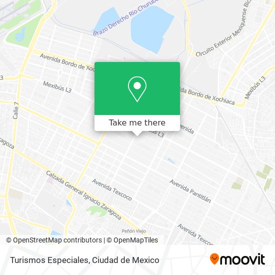 Turismos Especiales map