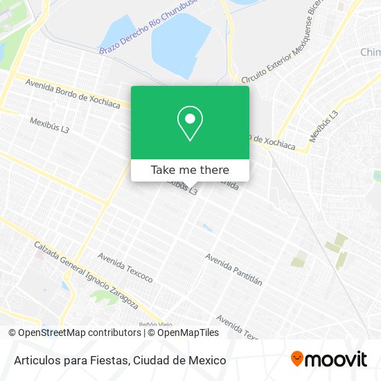 Mapa de Articulos para Fiestas