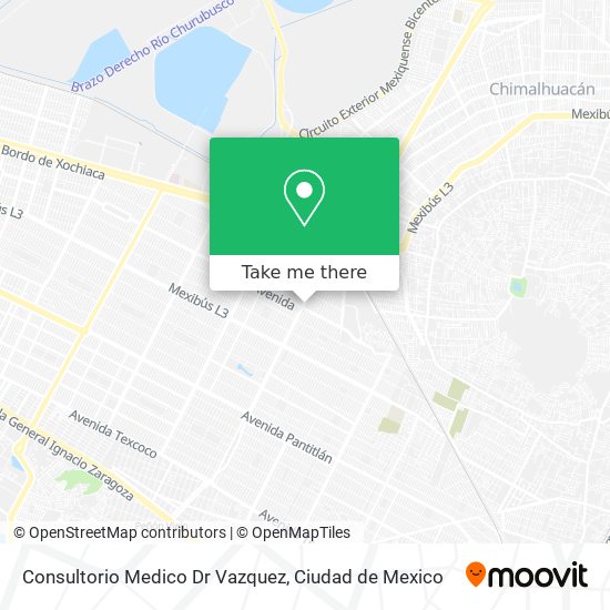 Mapa de Consultorio Medico Dr Vazquez