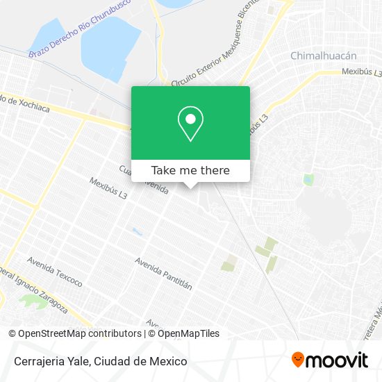 Mapa de Cerrajeria Yale