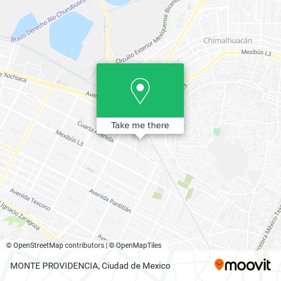 Mapa de MONTE PROVIDENCIA