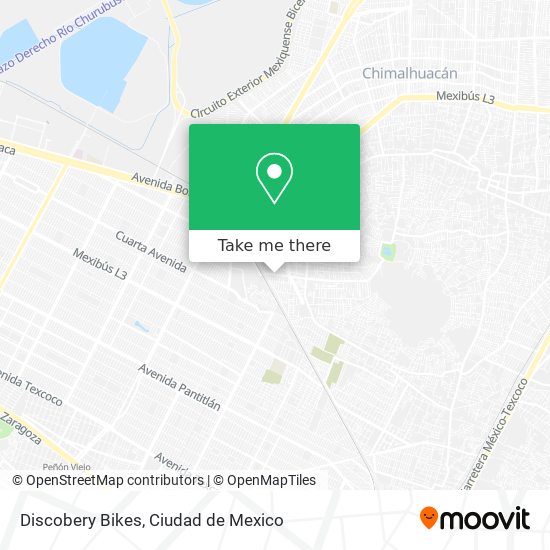 Mapa de Discobery Bikes