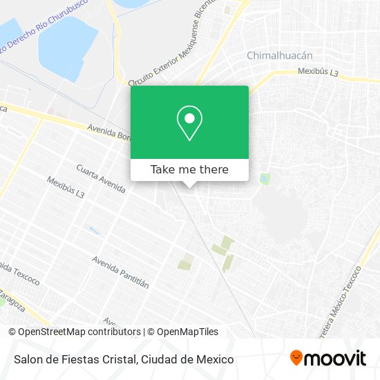 Salon de Fiestas Cristal map