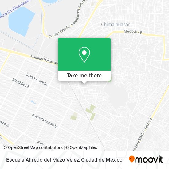 Escuela Alfredo del Mazo Velez map
