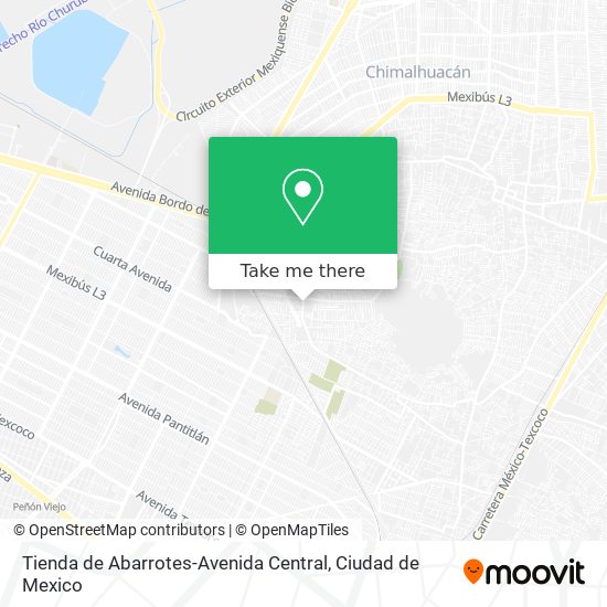 Tienda de Abarrotes-Avenida Central map
