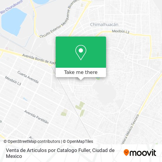 Venta de Articulos por Catalogo Fuller map