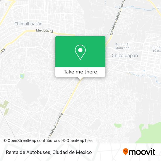 Renta de Autobuses map