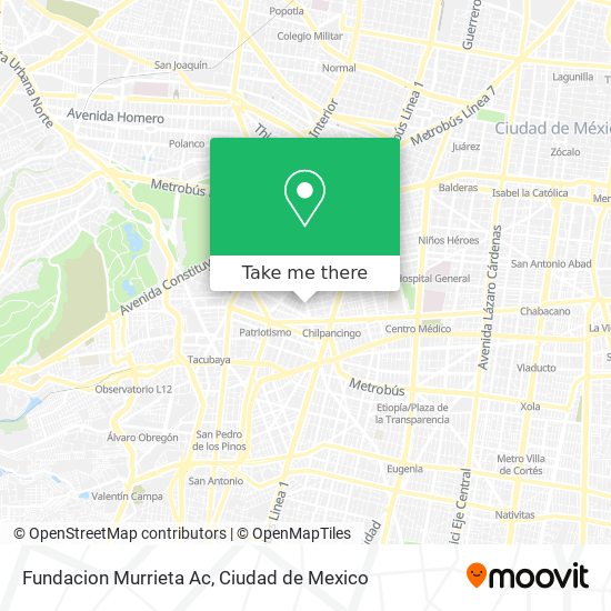 Fundacion Murrieta Ac map