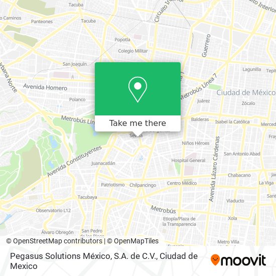 Pegasus Solutions México, S.A. de C.V. map