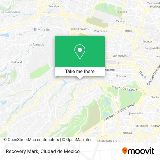 Recovery Mark map