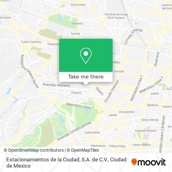 Estacionamientos de la Ciudad, S.A. de C.V. map