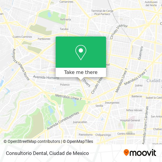 Mapa de Consultorio Dental