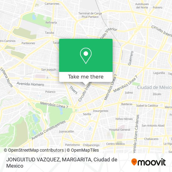 JONGUITUD VAZQUEZ, MARGARITA map