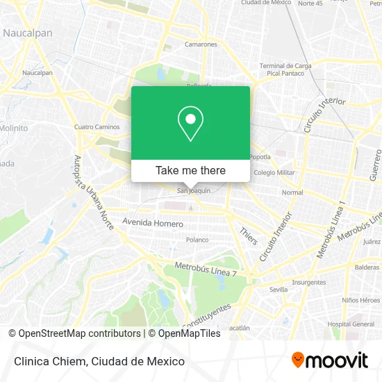 Clinica Chiem map