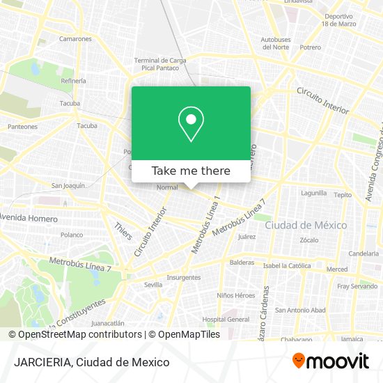 Mapa de JARCIERIA