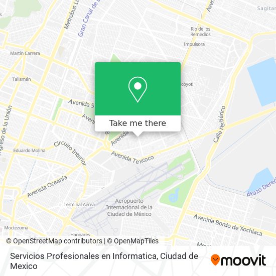 Mapa de Servicios Profesionales en Informatica