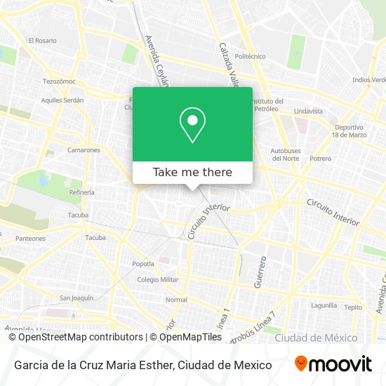 Garcia de la Cruz Maria Esther map