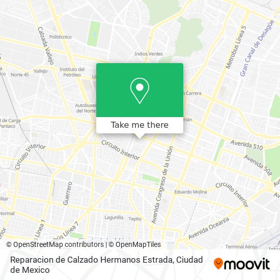 Reparacion de Calzado Hermanos Estrada map