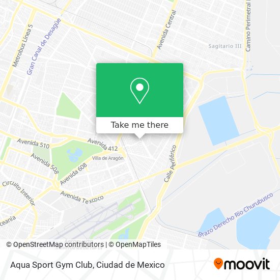 Aqua Sport Gym Club map