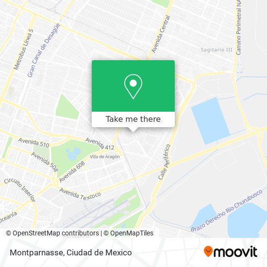 Mapa de Montparnasse