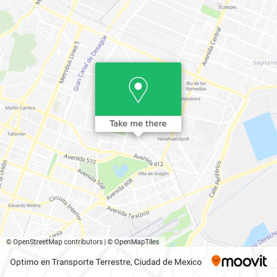 Optimo en Transporte Terrestre map