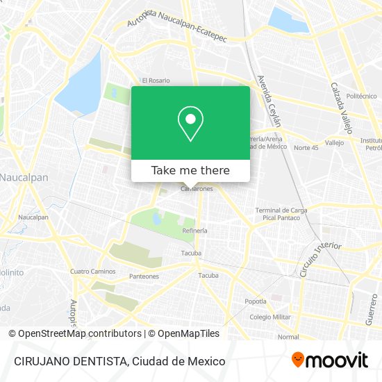 CIRUJANO DENTISTA map