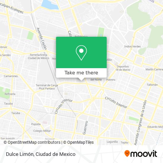 Dulce Limón map