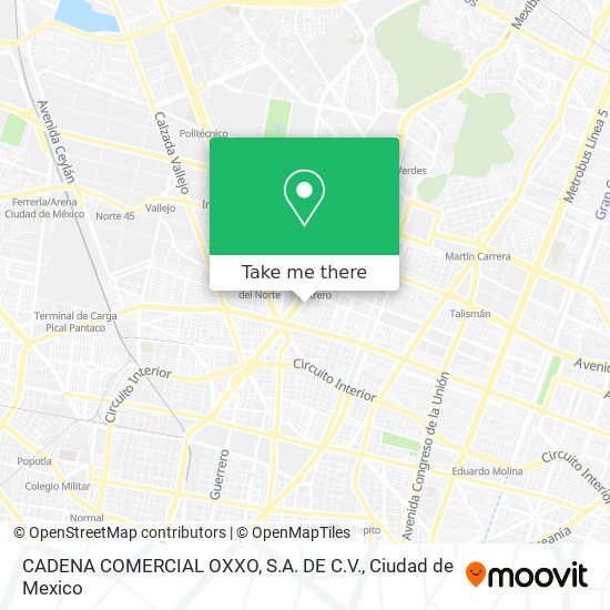 CADENA COMERCIAL OXXO, S.A. DE C.V. map