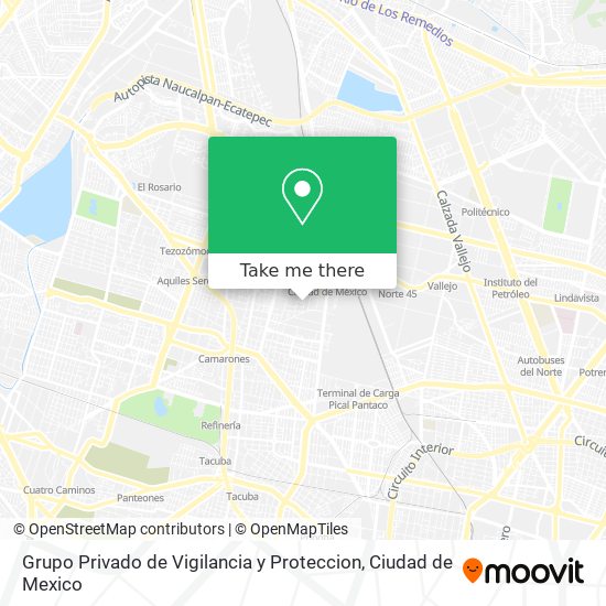 Mapa de Grupo Privado de Vigilancia y Proteccion