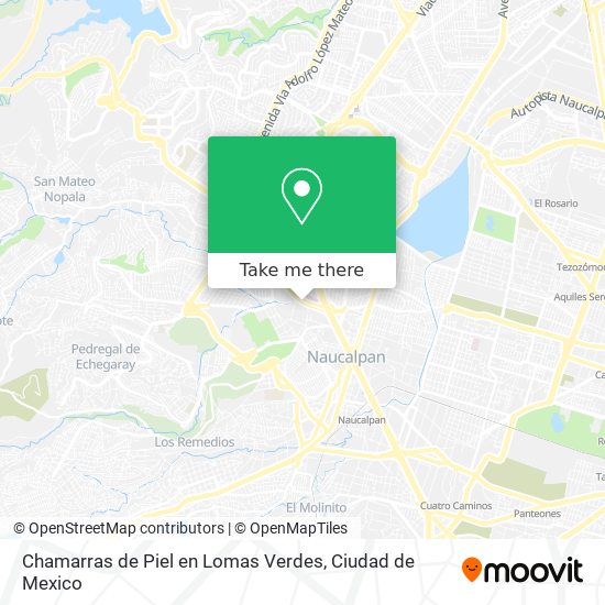 Mapa de Chamarras de Piel en Lomas Verdes