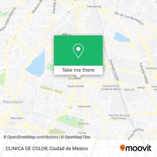 CLINICA DE COLOR map