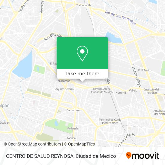 CENTRO DE SALUD REYNOSA map