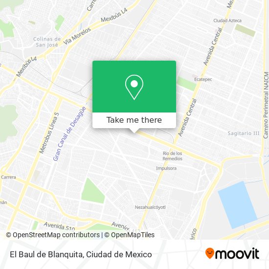 El Baul de Blanquita map