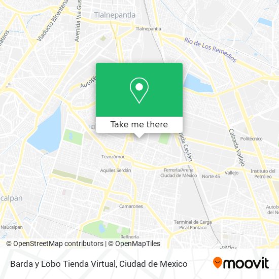 Mapa de Barda y Lobo Tienda Virtual