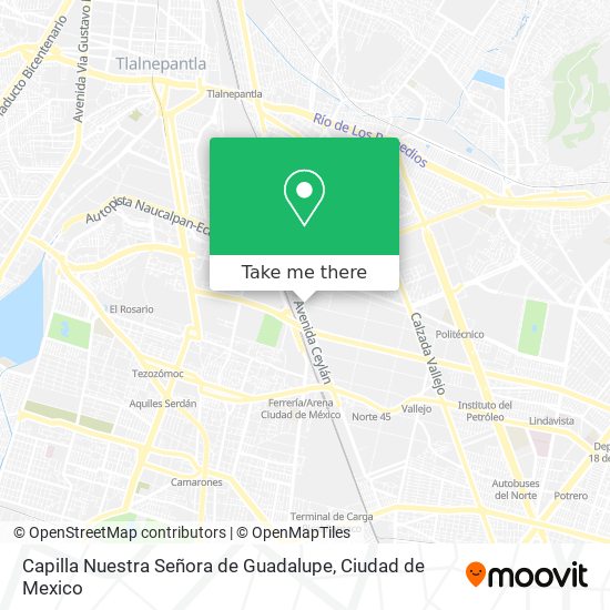 Mapa de Capilla Nuestra Señora de Guadalupe