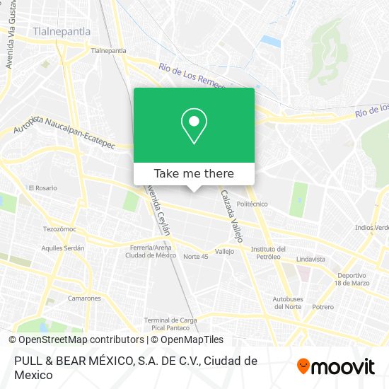 PULL & BEAR MÉXICO, S.A. DE C.V. map