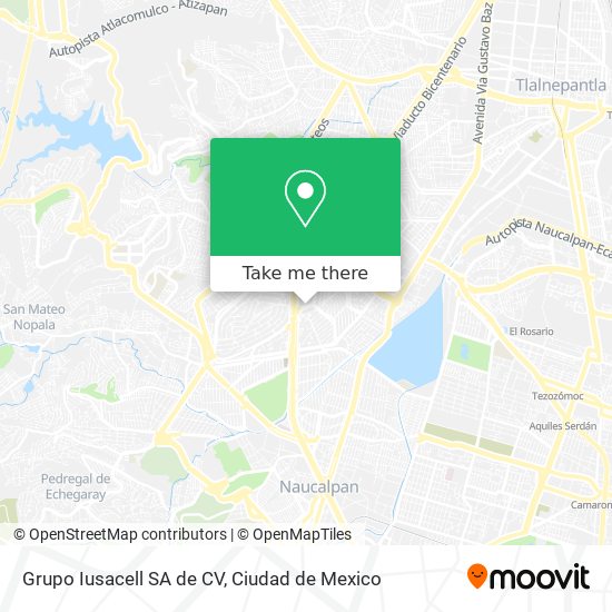 Grupo Iusacell SA de CV map