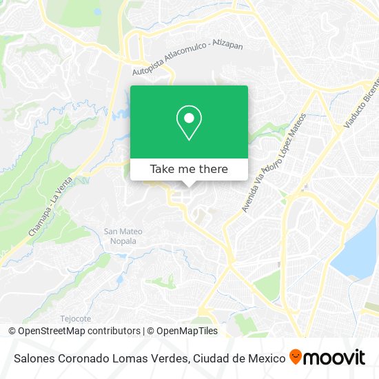 Salones Coronado Lomas Verdes map