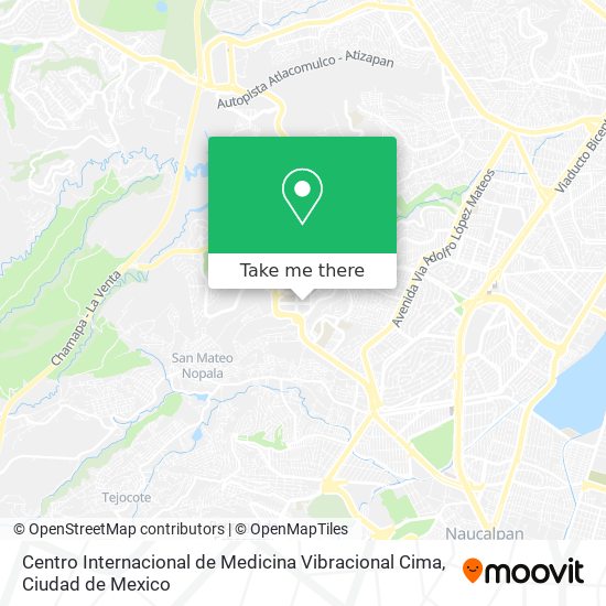 Mapa de Centro Internacional de Medicina Vibracional Cima