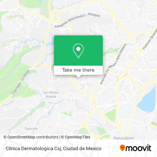 Mapa de Clínica Dermatologica Csj