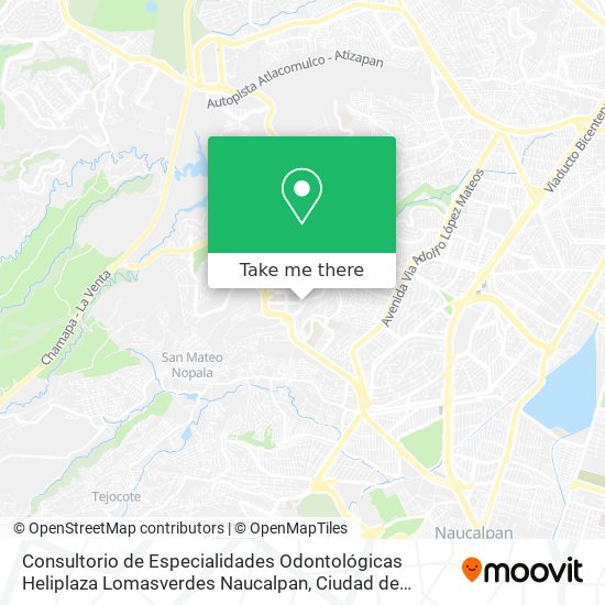 Consultorio de Especialidades Odontológicas Heliplaza Lomasverdes Naucalpan map