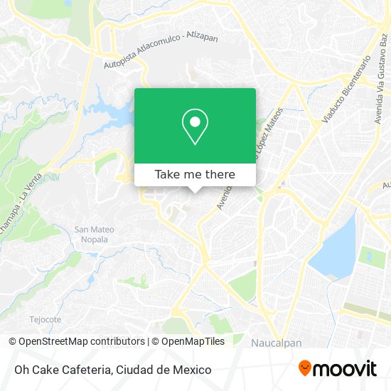 Oh Cake Cafeteria map