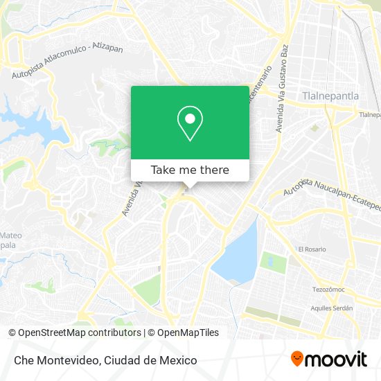 Che Montevideo map