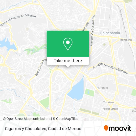 Cigarros y Chocolates map