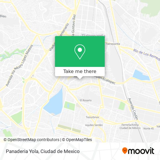 Mapa de Panaderia Yola