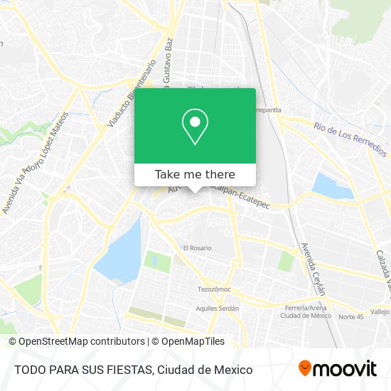 TODO PARA SUS FIESTAS map