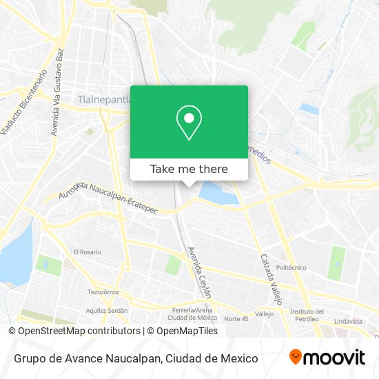 Grupo de Avance Naucalpan map