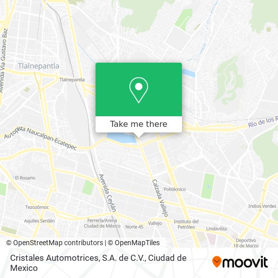 Cristales Automotrices, S.A. de C.V. map